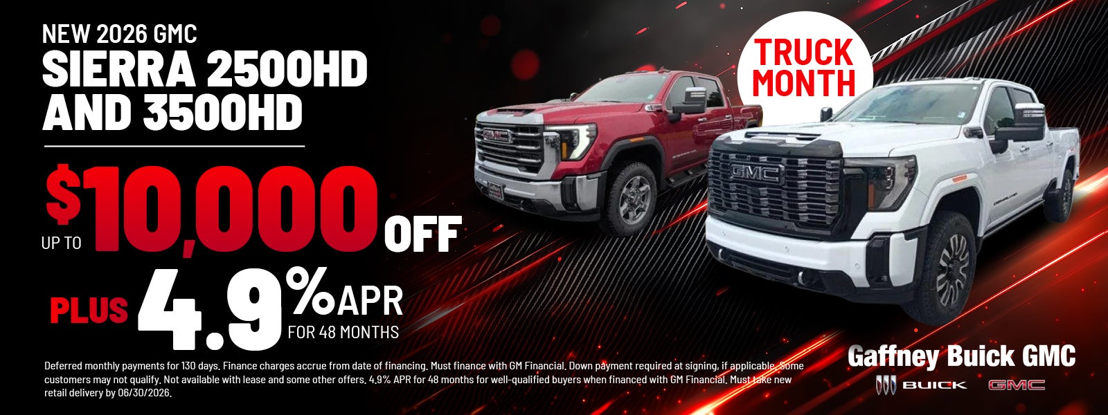 New 2026 GMC Sierra 2500HD and 3500HD