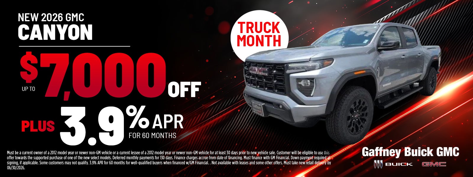 New 2026 GMC Canyon