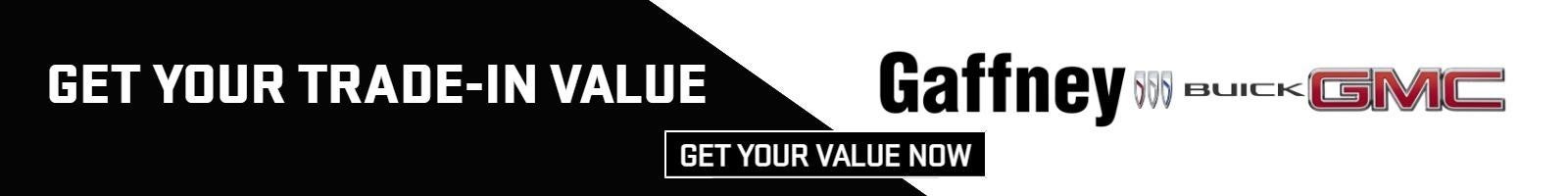 Banner with text GET YOUR TRADE-IN VALUE